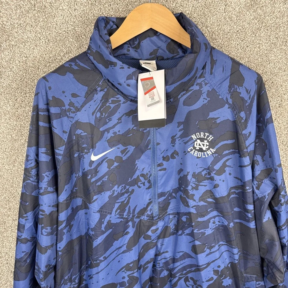 Nike UNC North Carolina Tar Heels‎ Half-Zip Jacket FN7904-461 Men's XXL NEW